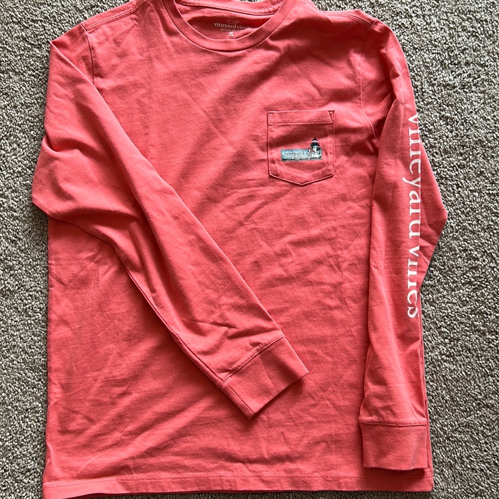 Vineyard vines 12-14 long sleeve holiday tee